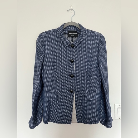 Giorgio Armani Jackets & Blazers - GIORGIO ARMANI — Blazer (Blue) — Size 42 — NWT
